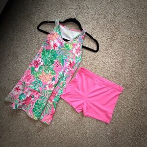 Lilly Pulitzer Mini Anaia Luxletic dress and shorts (girls)